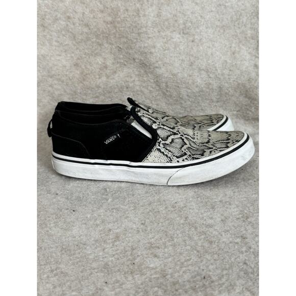 Vans Size US Missy 4 Deluxe Slip On Snakeskin Print Skate Shoes Sneakers Women’s - Picture 1 of 6